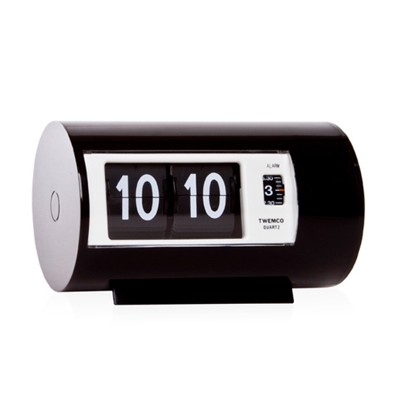 TWEMCO トゥエンコ 目覚まし時計 置き時計 パタパタ時計 ロータリー 